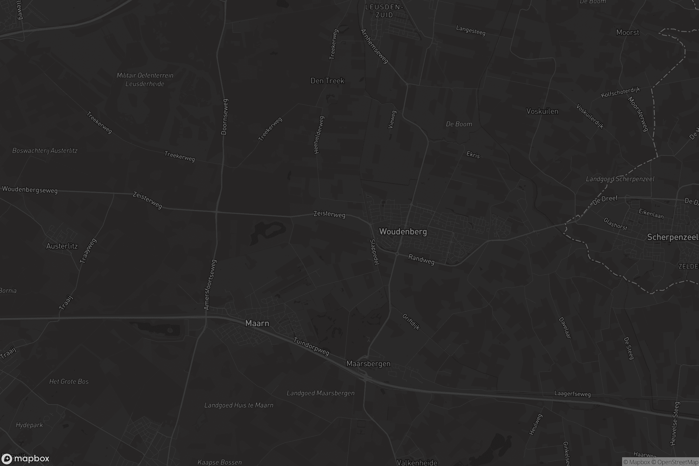 Kaart van Woudenberg