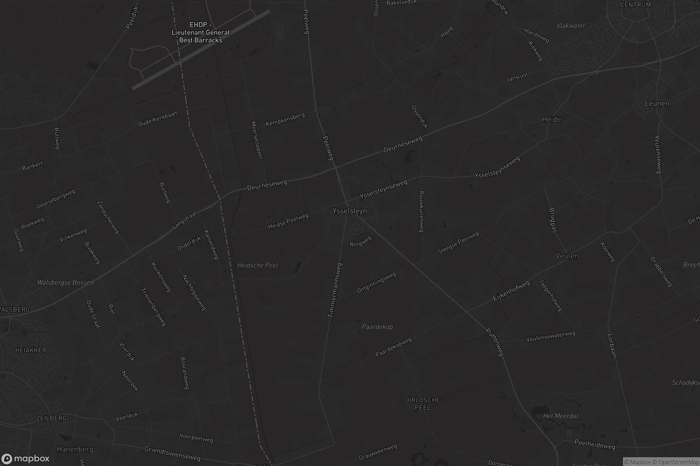 Kaart van Ysselsteyn