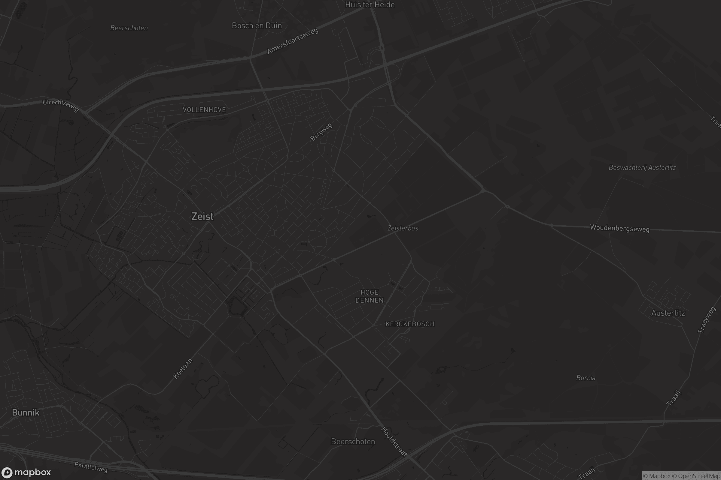 Kaart van Zeist