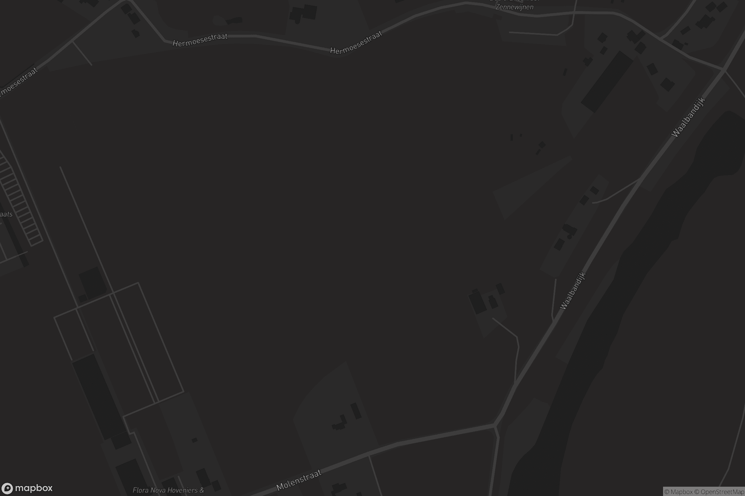 Kaart van Zennewijnen