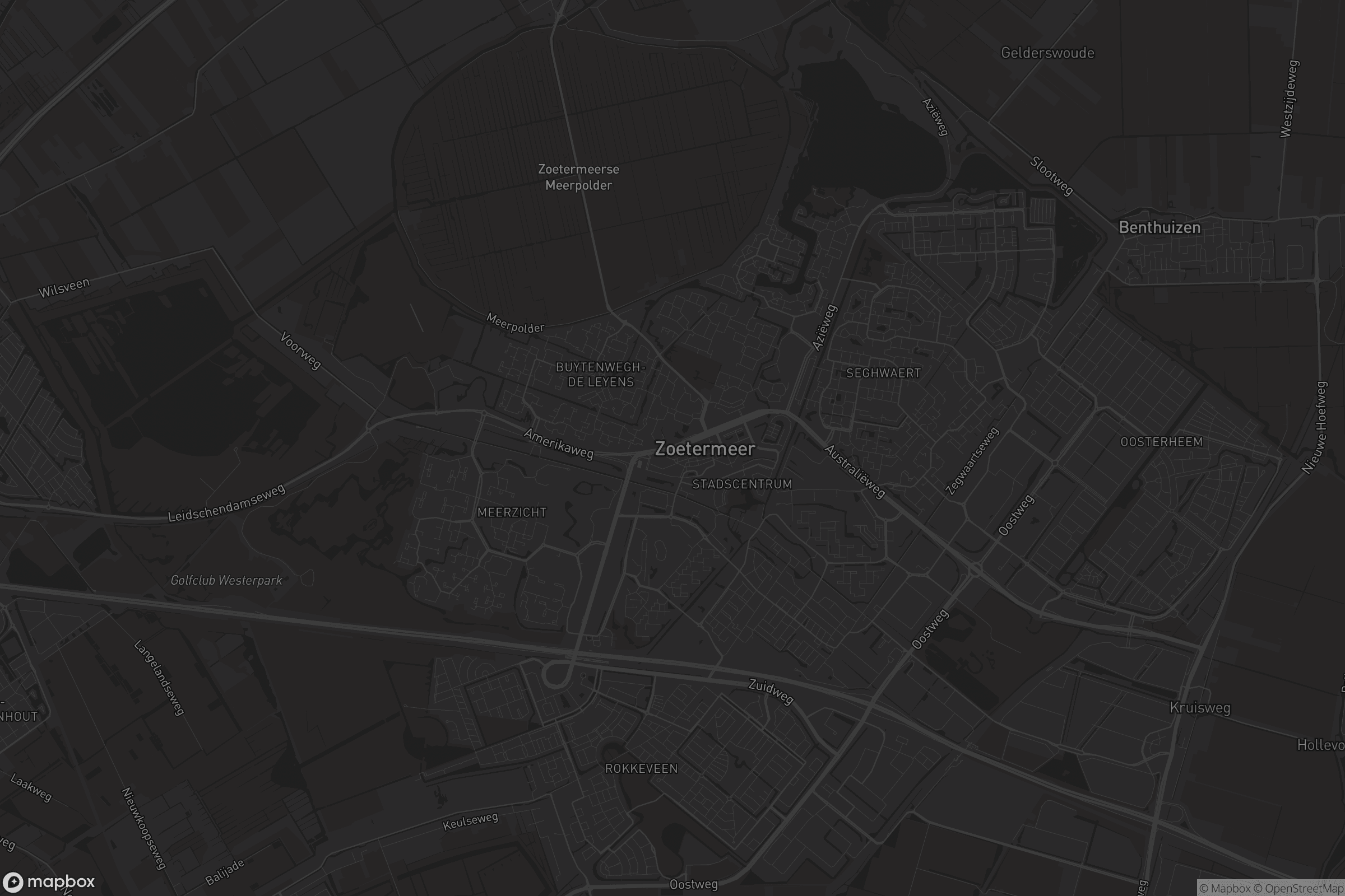 Kaart van Zoetermeer