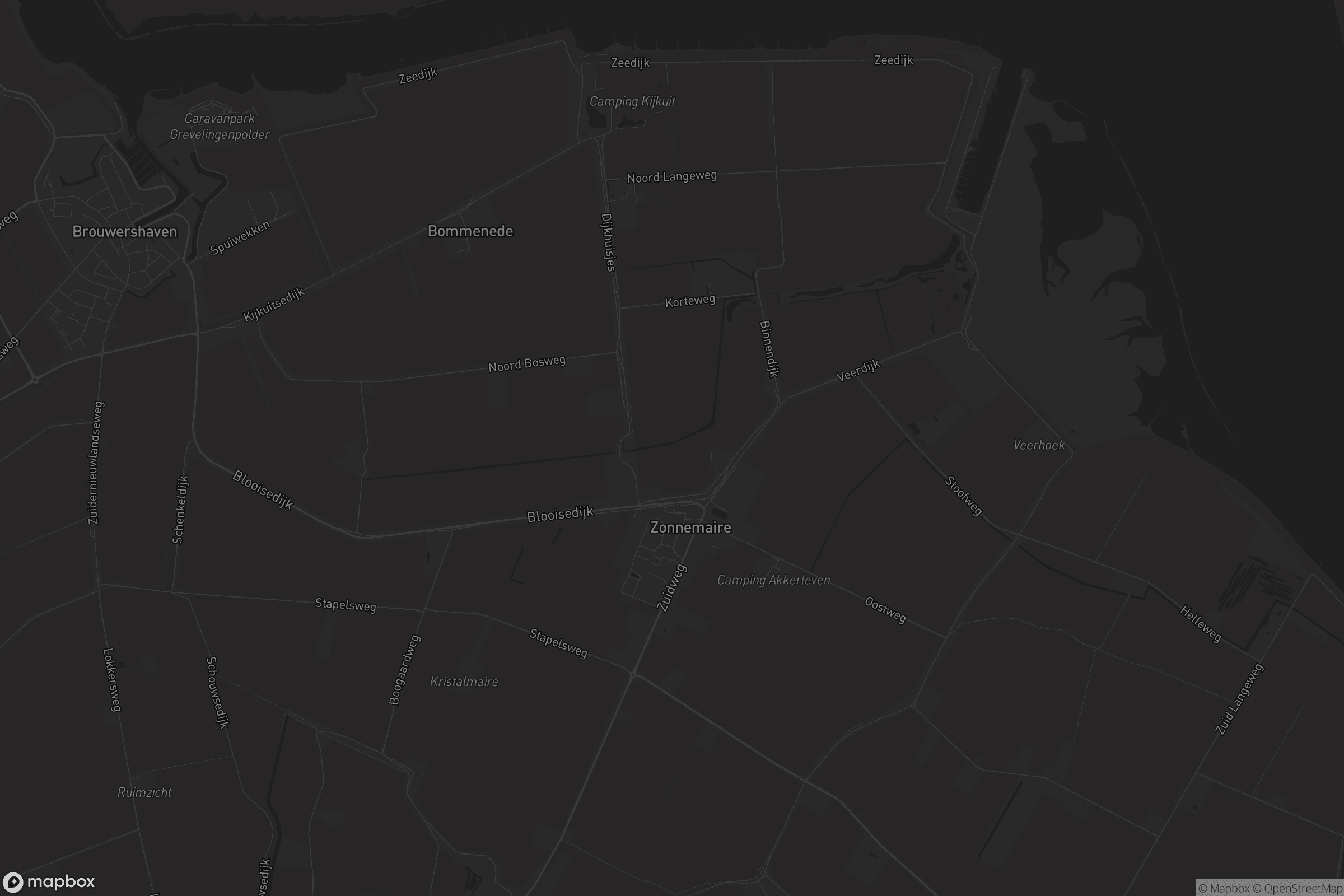 Kaart van Zonnemaire