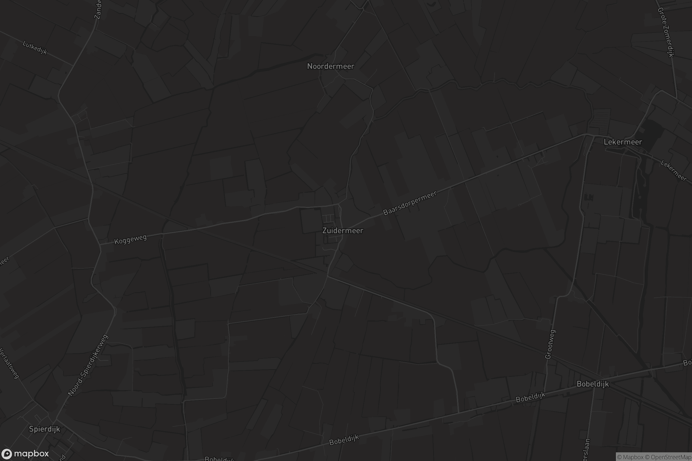 Kaart van Zuidermeer