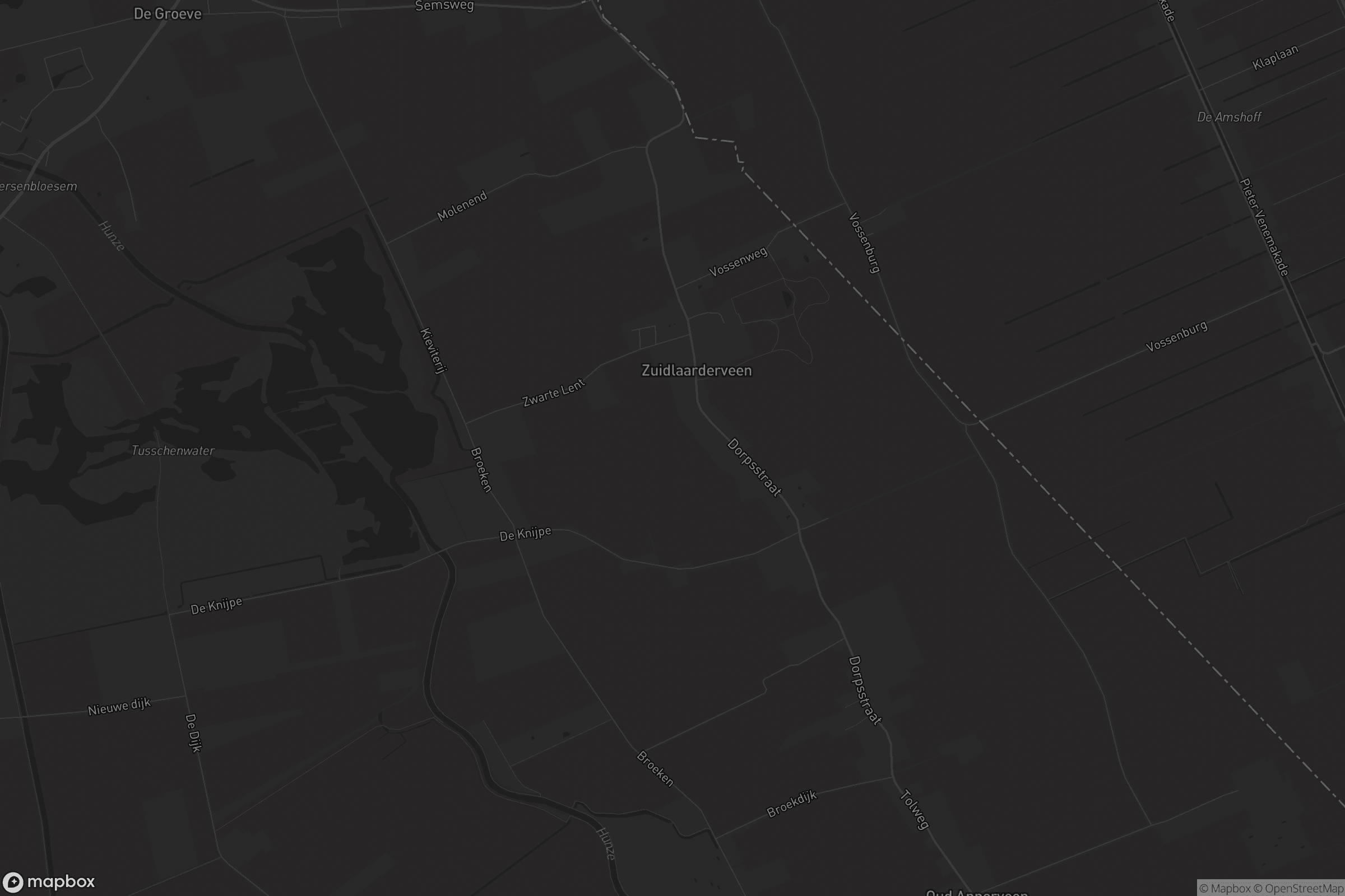 Kaart van Zuidlaarderveen