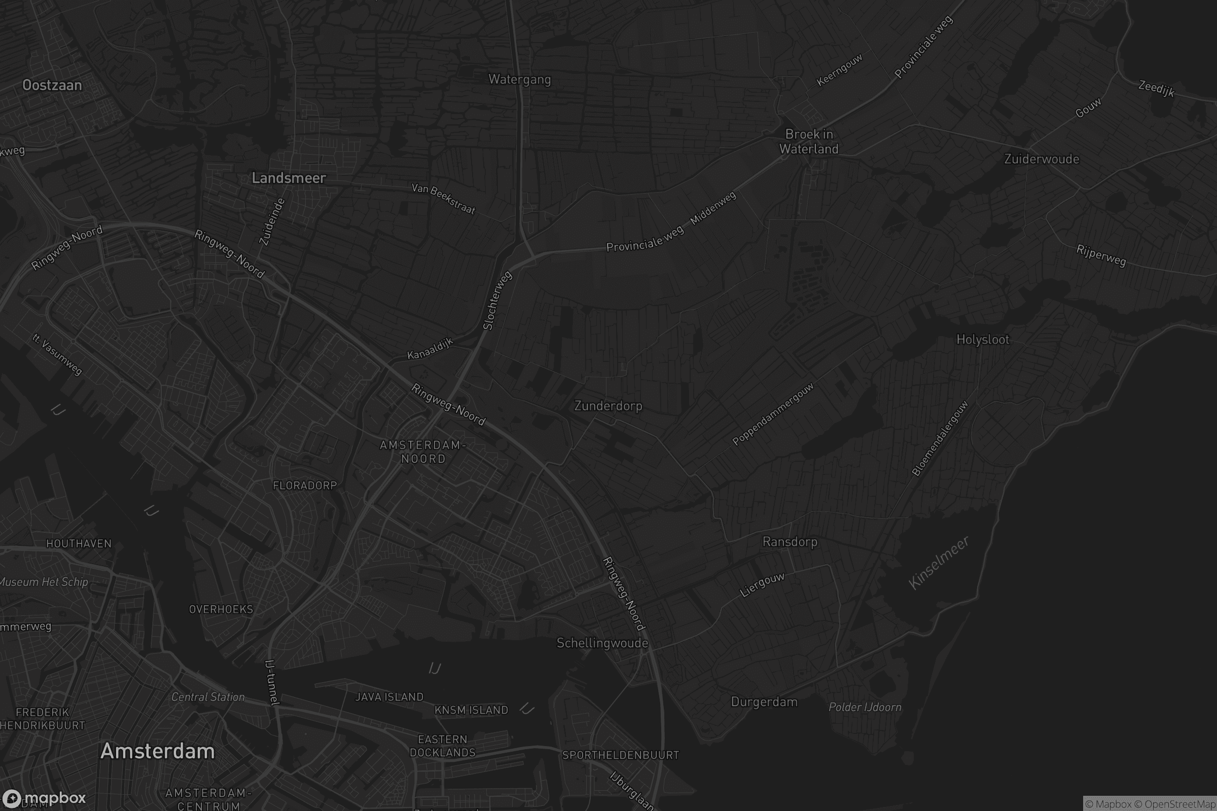 Kaart van Zunderdorp