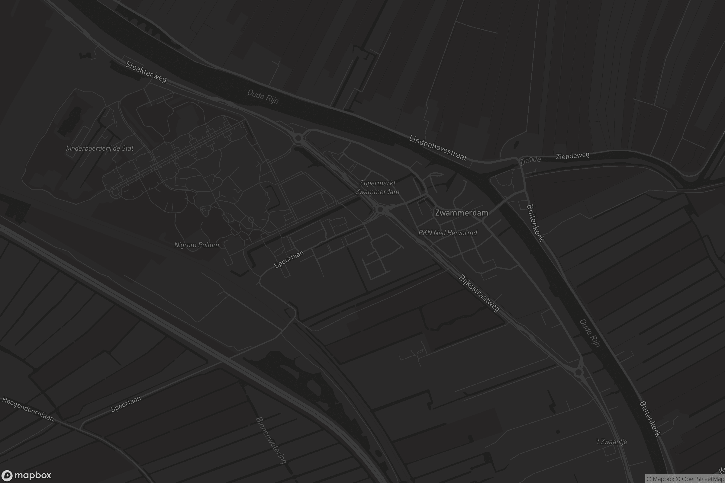 Kaart van Zwammerdam