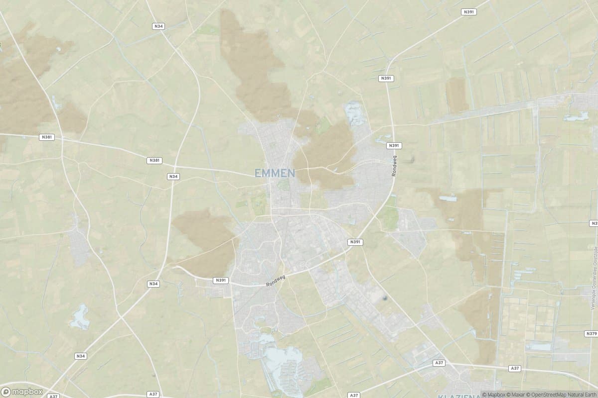 Kaart van emmen