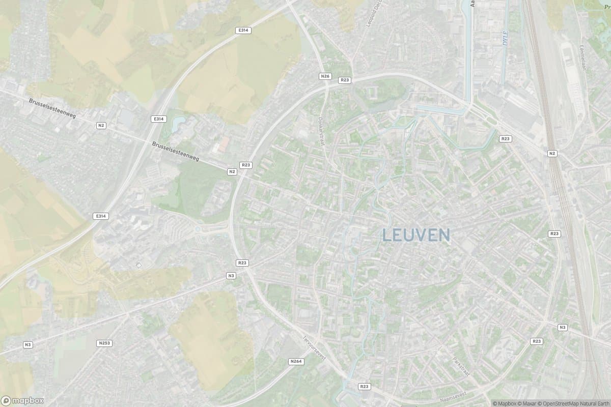 Kaart van leuven